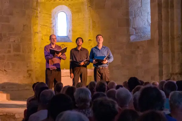 Fin du concert Sur les pas de Marie basilique 2025