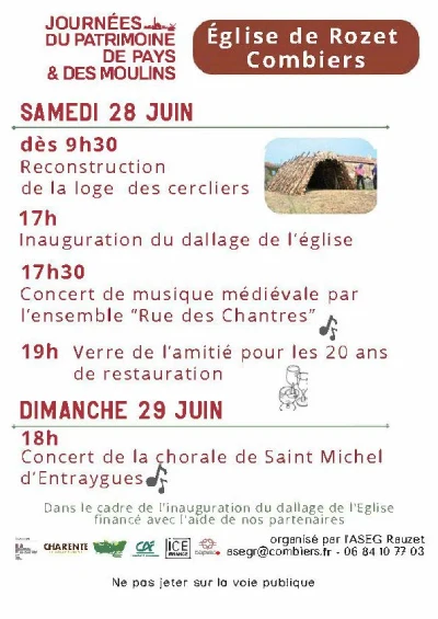 Programme des festivités samedi 28 juin